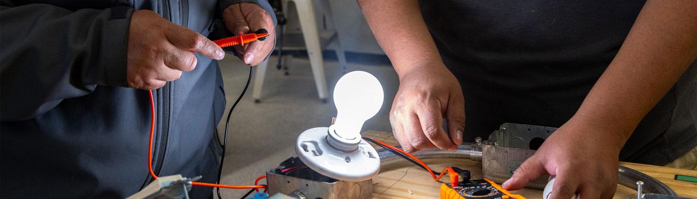 CAMT Technician Photograph - Lightbulb