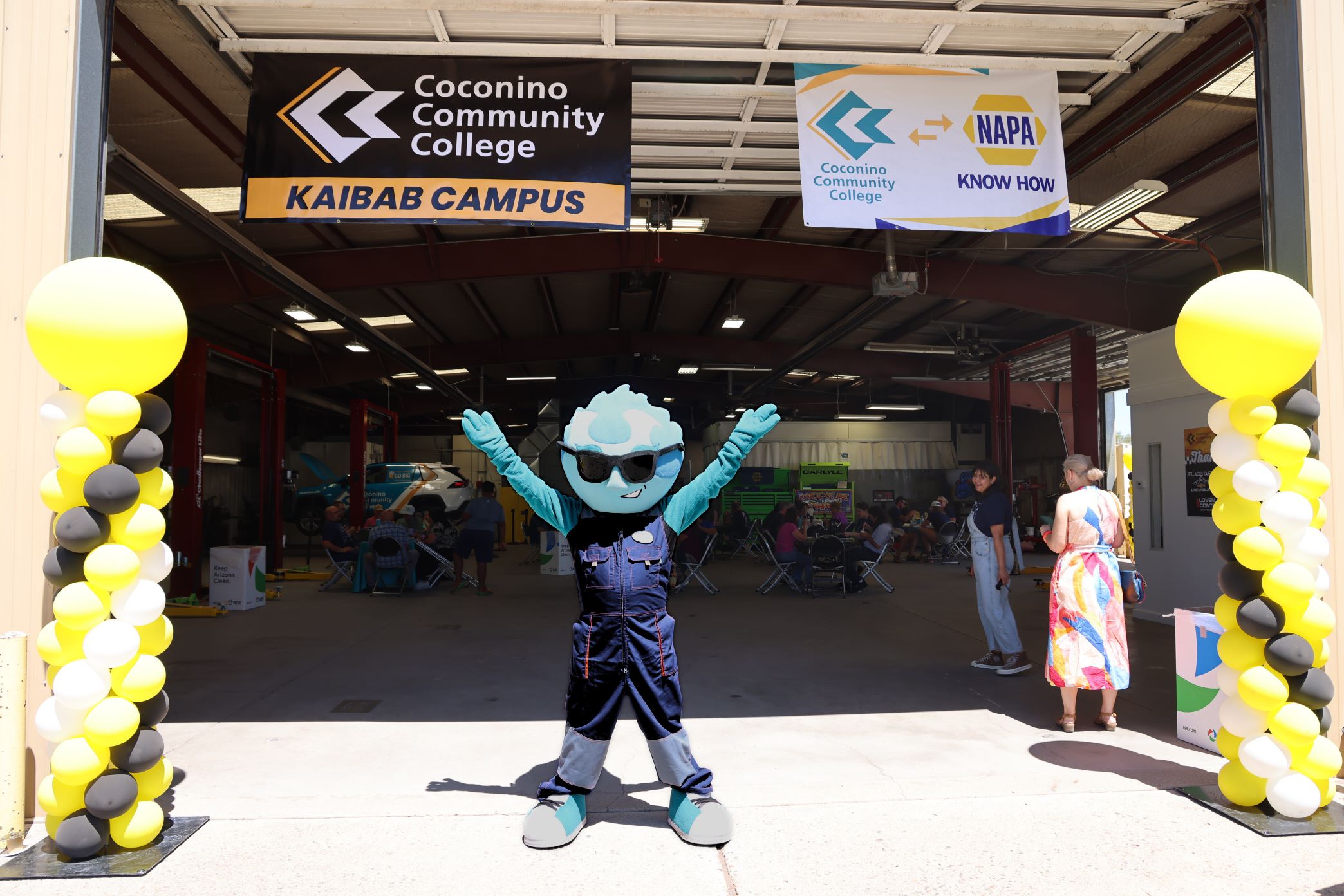 Kaibab Campus Opening Ceremony Photograph with Coco